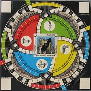 playing board of the Colditz game