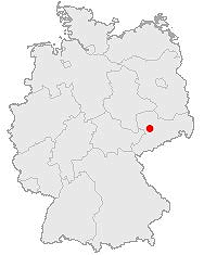 situation of Colditz in Germany